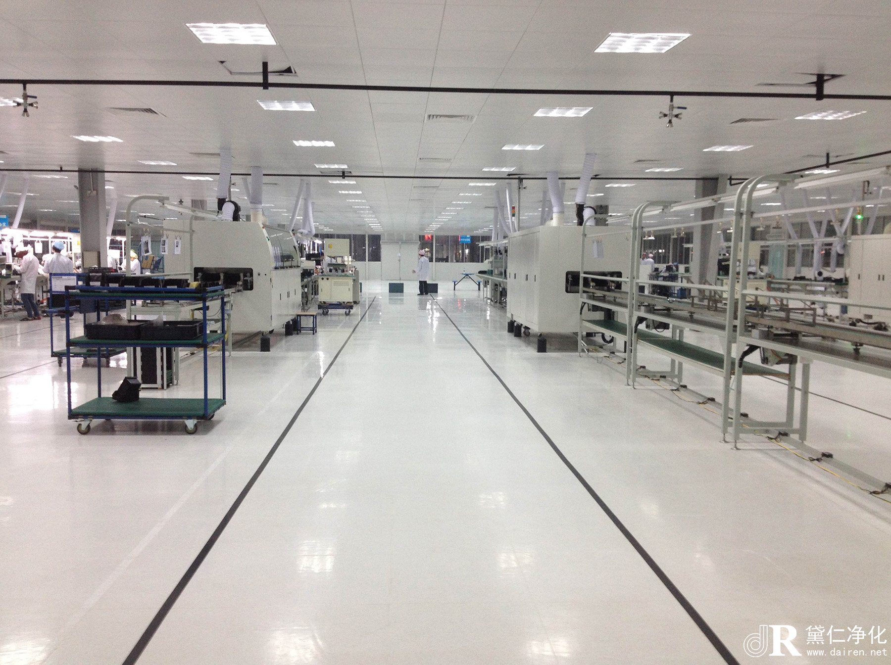 昆山電子無(wú)塵車間裝修設(shè)計(jì)案例